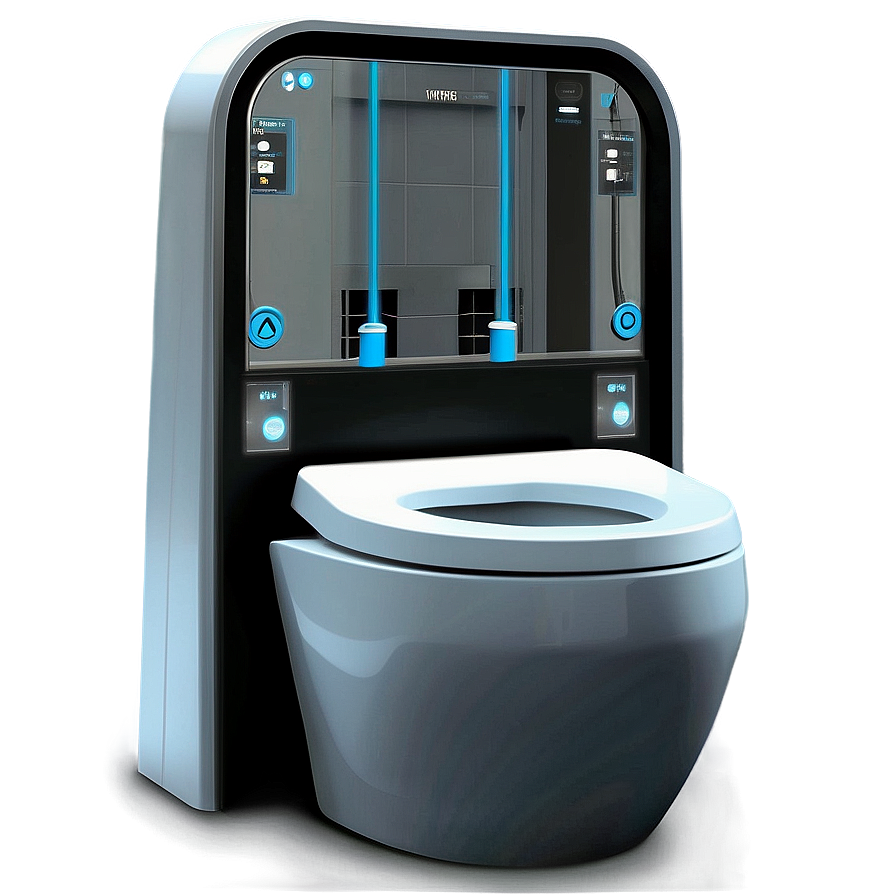 High-tech Smart Toilet Png Srn PNG image