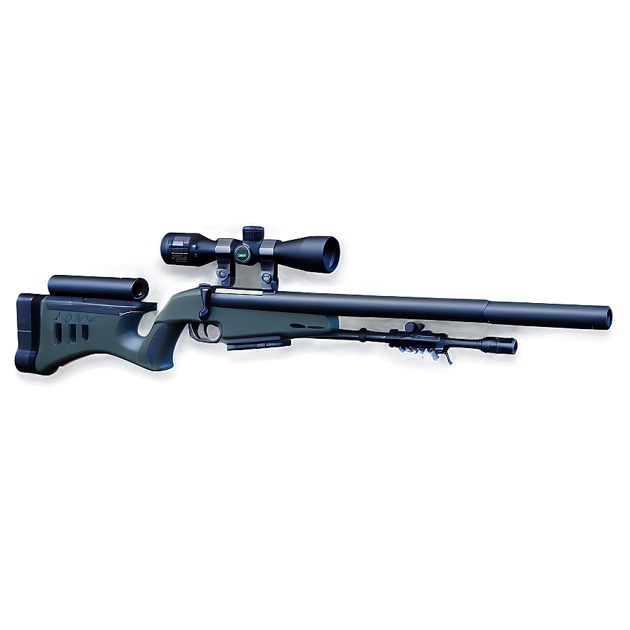 High Tech Sniper Rifle Png Hkd82 PNG image