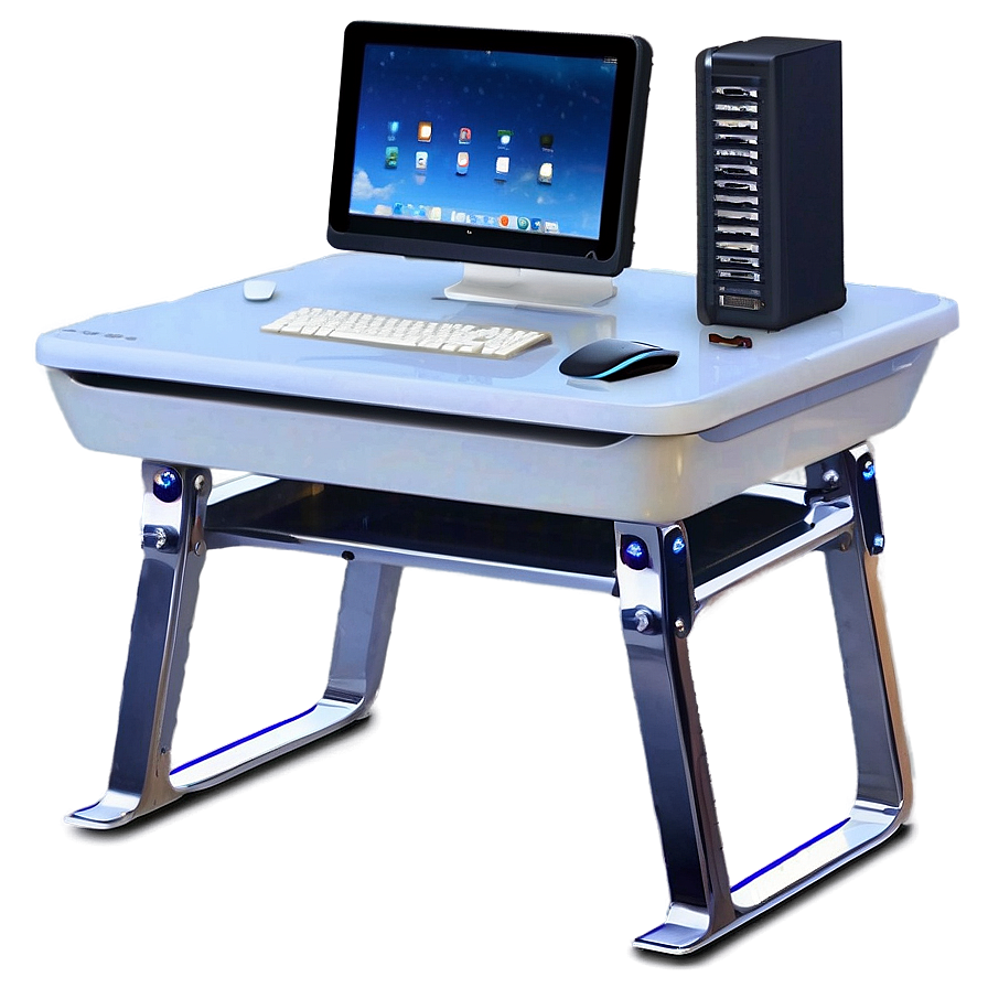 High-tech Student Desk Png 06212024 PNG image