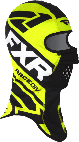 High Visibility Motorcycle Balaclava PNG image