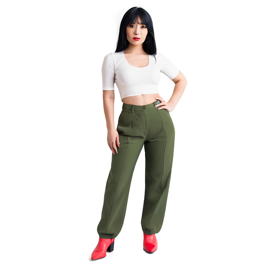 High Waisted Pants Png Ksh PNG image