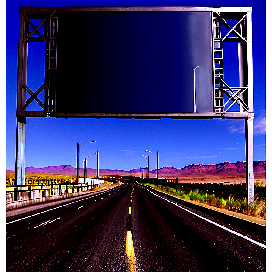 Highway Billboard Png 05252024 PNG image