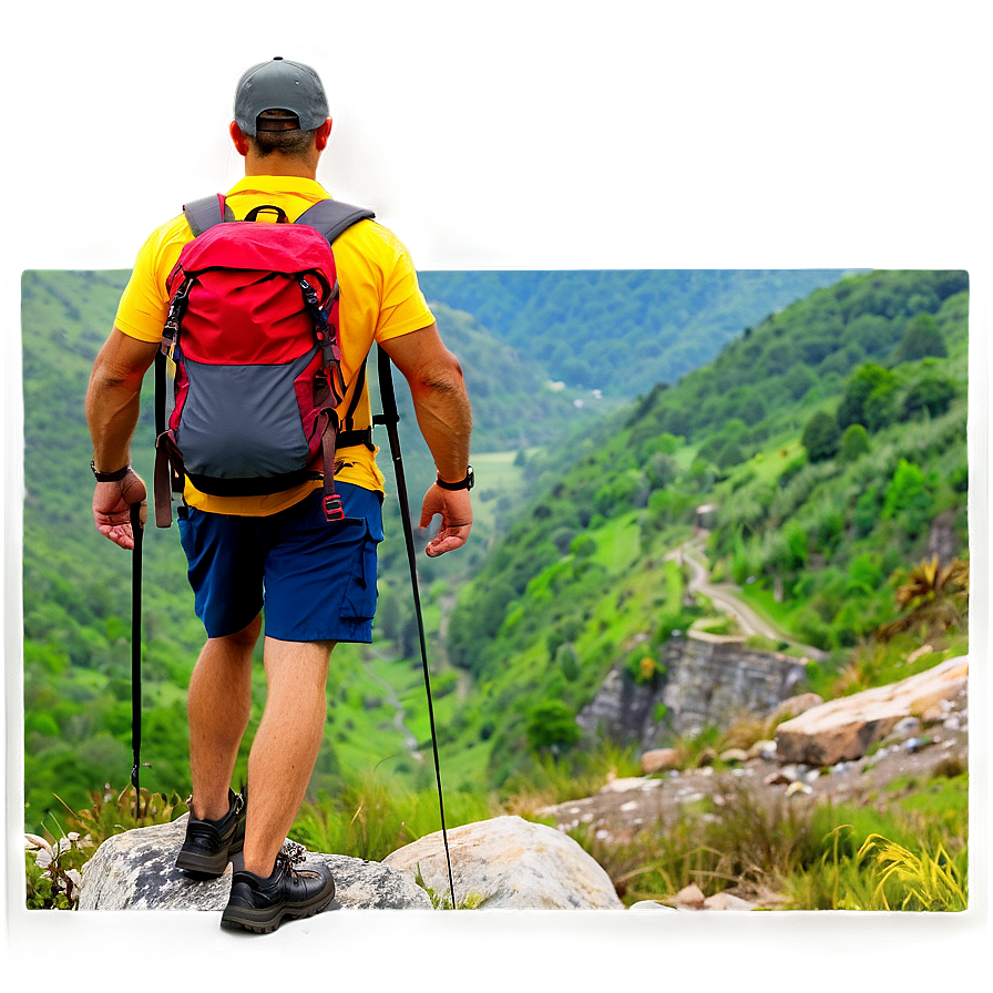 Hiker Enjoying View Png 85 PNG image