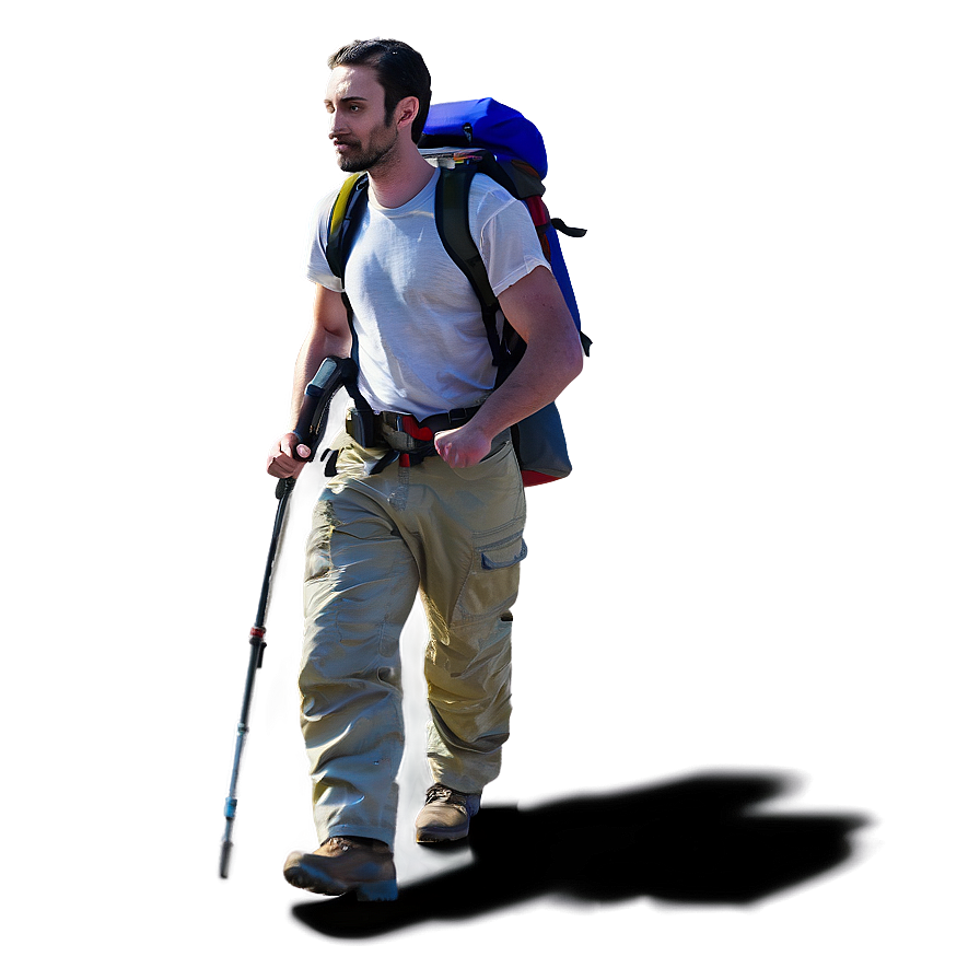 Hiker In Desert Png Ylh PNG image