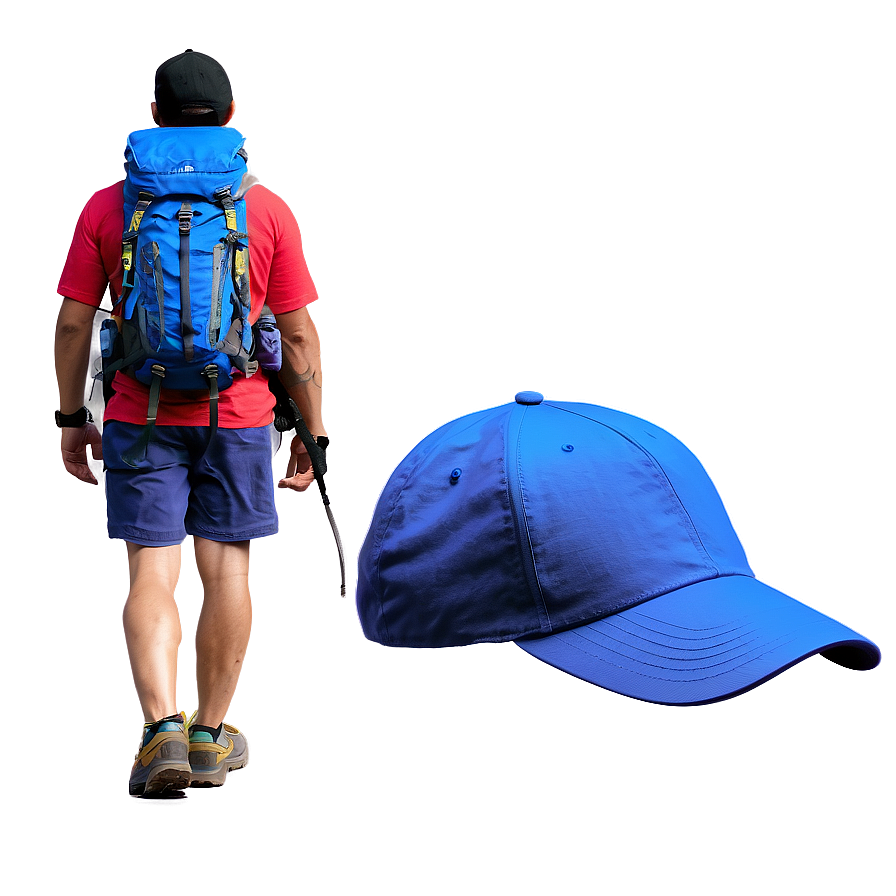 Hiker With Hat Png 48 PNG image