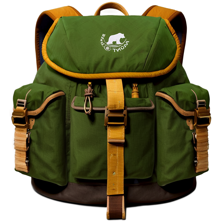 Hiking Bookbag Png 06212024 PNG image