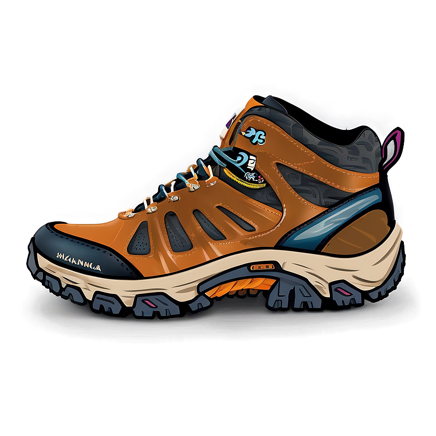 Hiking Boot For Summer Trails Png 48 PNG image