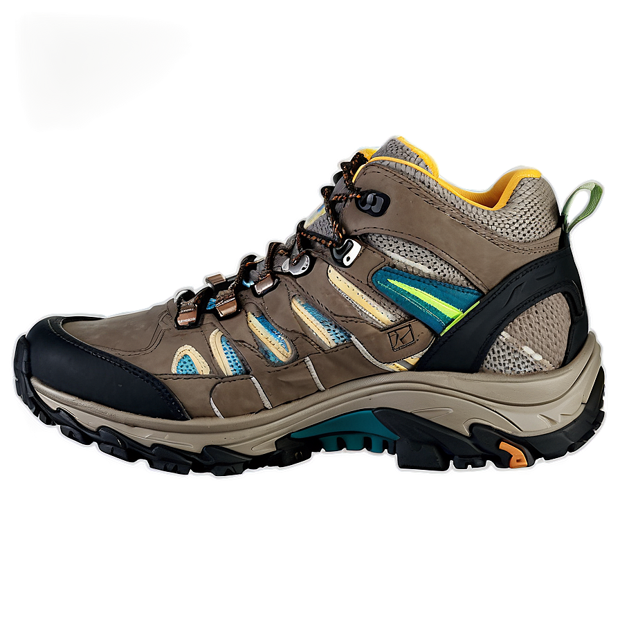 Hiking Boot With Cushioned Support Png 06282024 PNG image