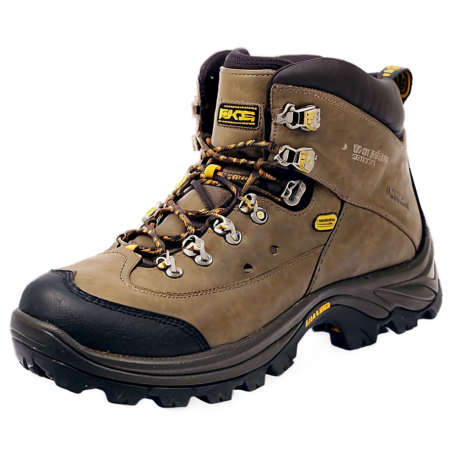 Hiking Boot With Heel Stabilizer Png Ggu34 PNG image