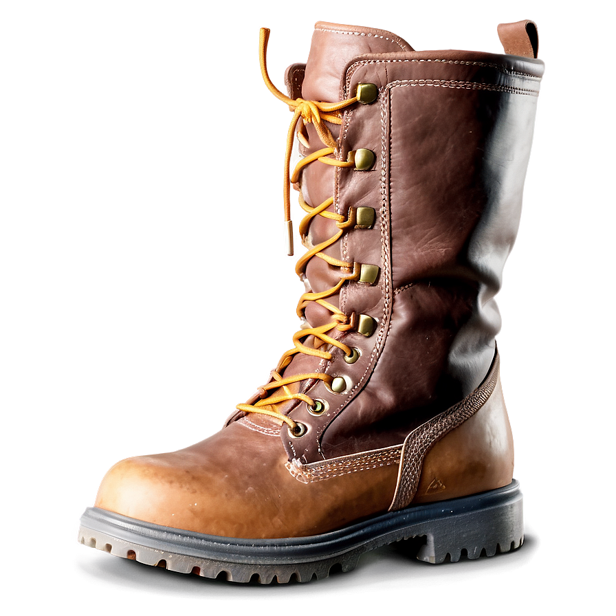 Hiking Boot With Lace-up Design Png 06282024 PNG image