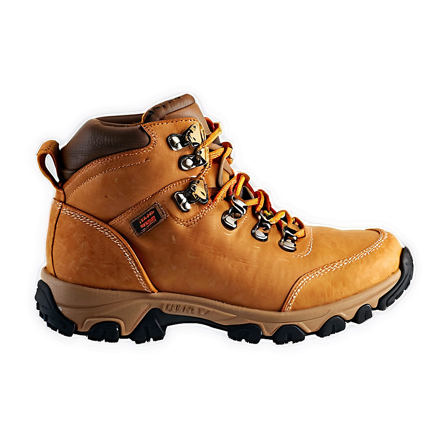 Hiking Boot With Lace-up Design Png 06282024 PNG image