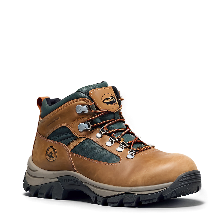 Hiking Boot With Rugged Outsole Png Gmt46 PNG image