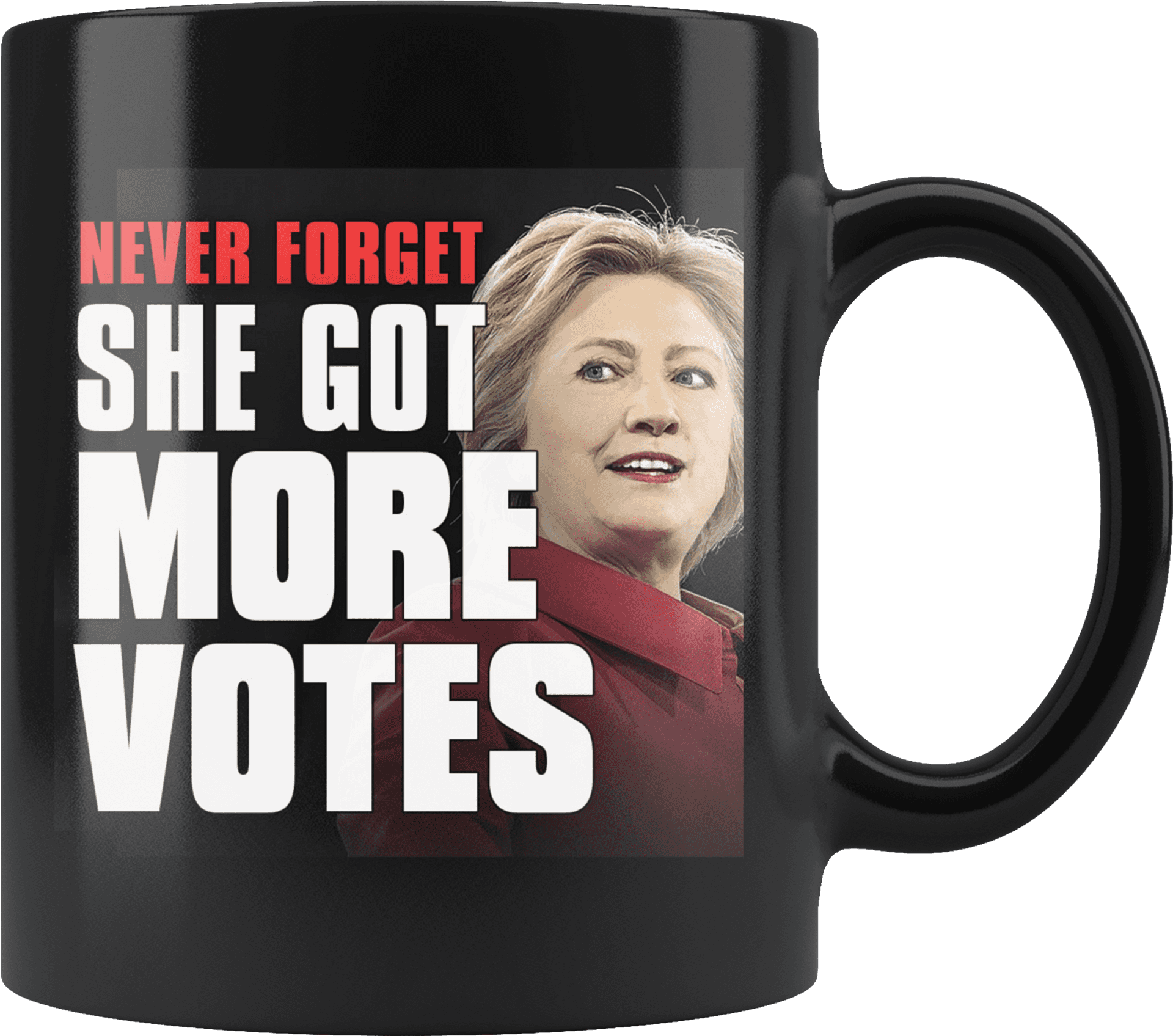 Hillary Votes Reminder Mug PNG image