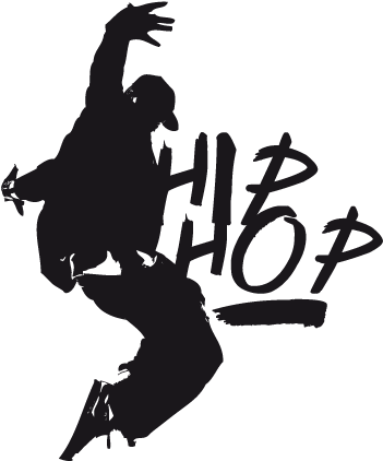 Hip Hop Dance Silhouette Logo PNG image