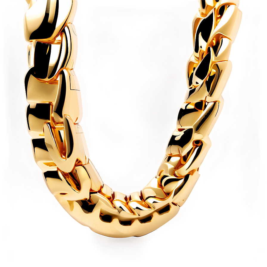 Hip Hop Gold Chain Png 05042024 PNG image