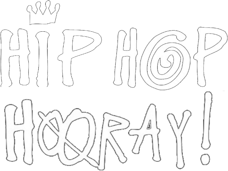 Hip Hop Hooray Celebratory Graphic PNG image