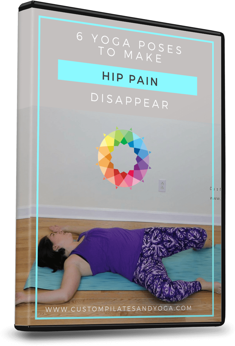 Hip Pain Relief Yoga Poses Ebook Cover PNG image