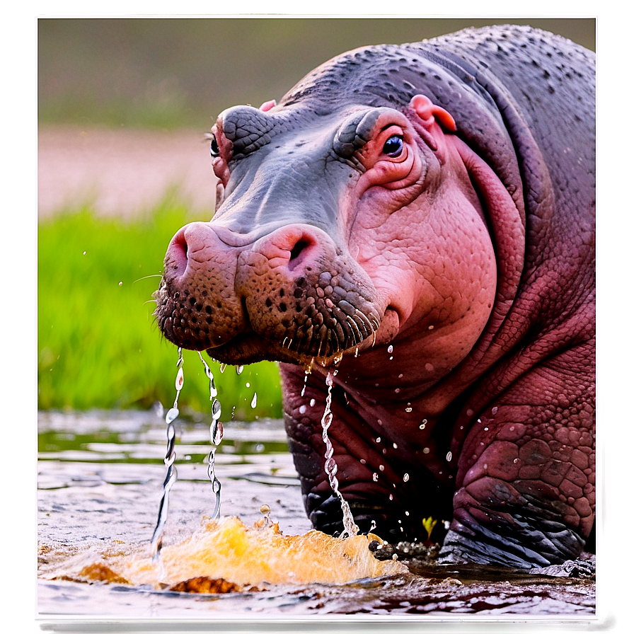 Hippo Bathing Png Fil74 PNG image