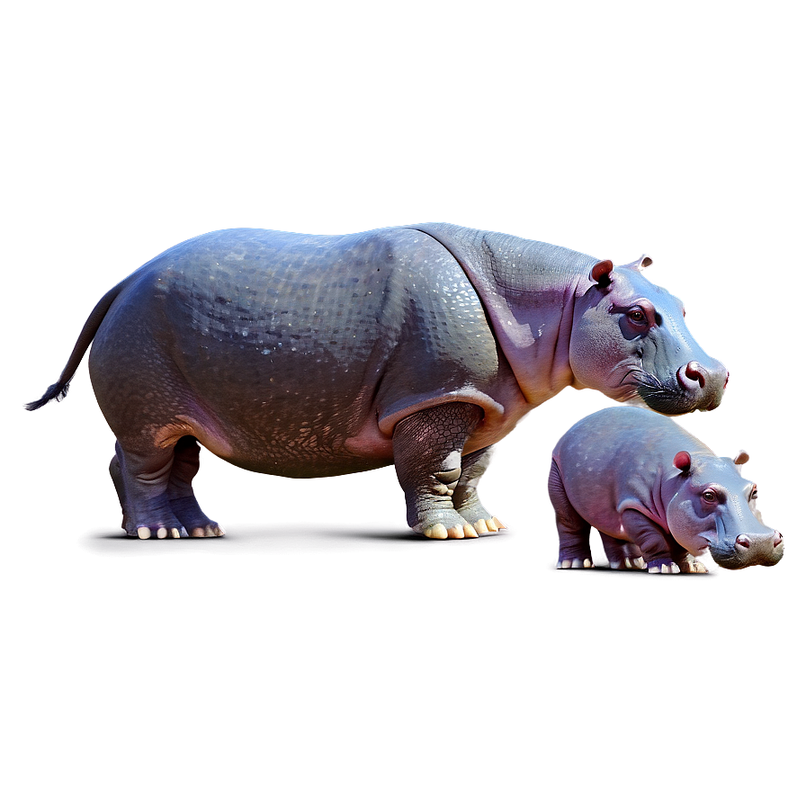 Hippo Family Png 73 PNG image