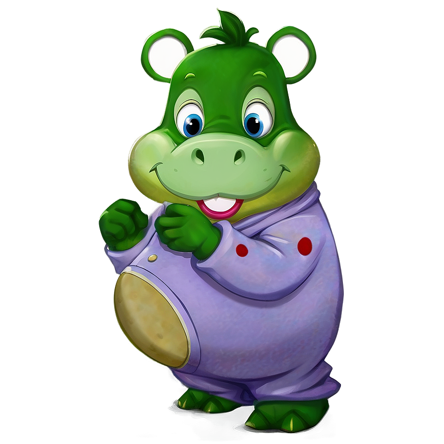 Hippo Mascot Png 05242024 PNG image