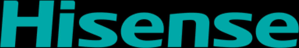 Hisense Logo Teal Background PNG image