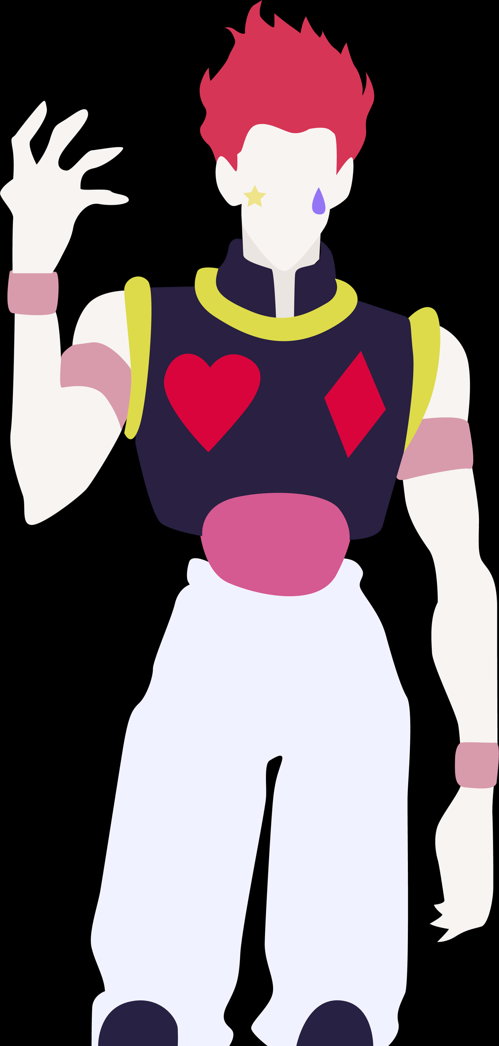 Hisoka Magician Anime Character PNG image