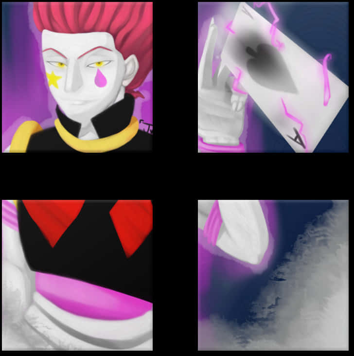 Hisoka Mysterious Magician Collage.jpg PNG image