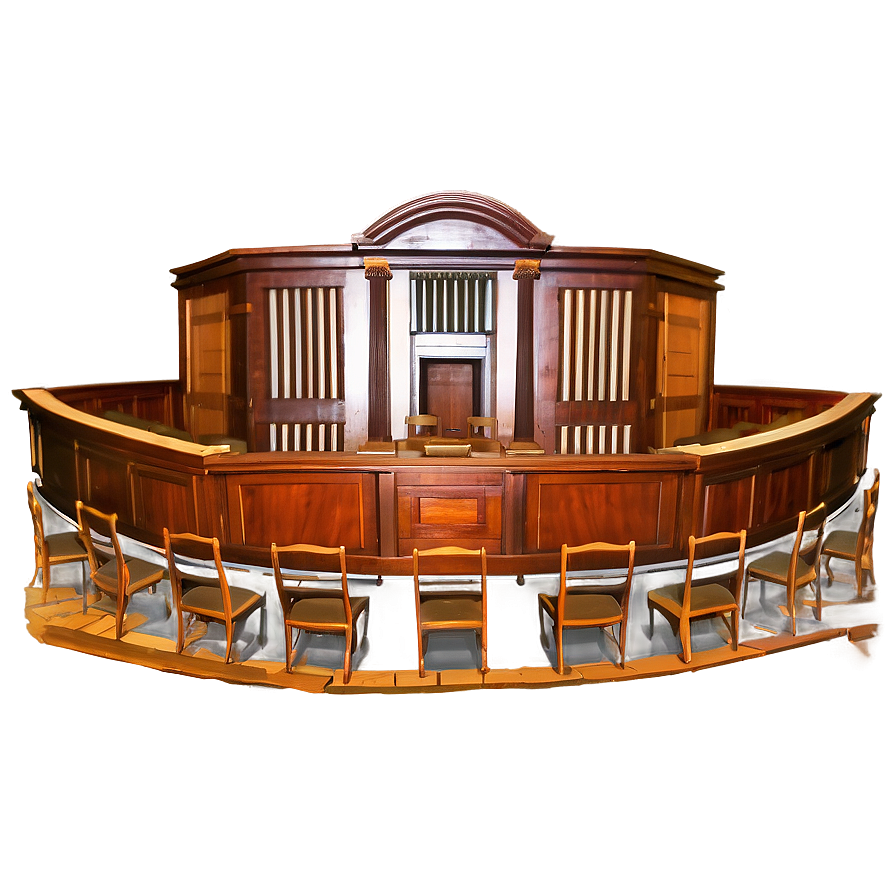 Historic Courtroom Design Png 06262024 PNG image