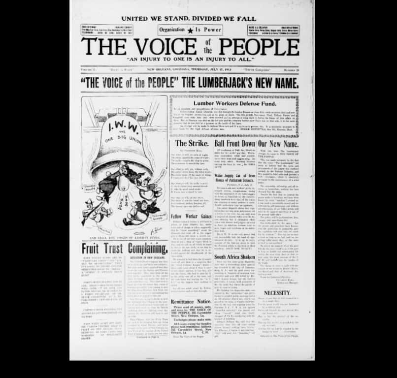 Historic Newspaper The Voiceofthe People PNG image