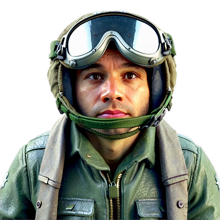 Historical Aviator Pilot Png 06252024 PNG image