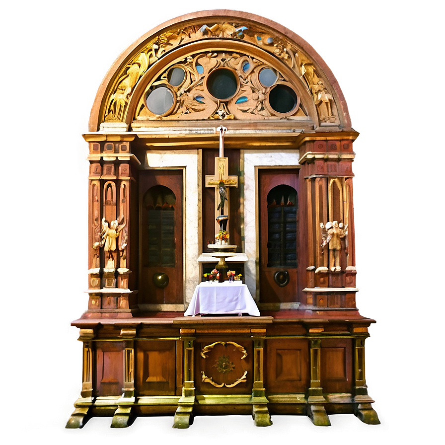 Historical Cathedral Altar Png 06242024 PNG image