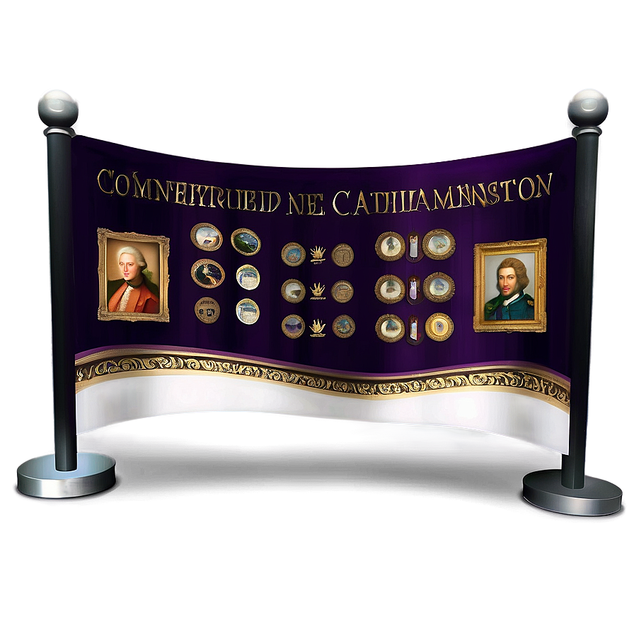 Historical Exhibition Banner Png 04292024 PNG image