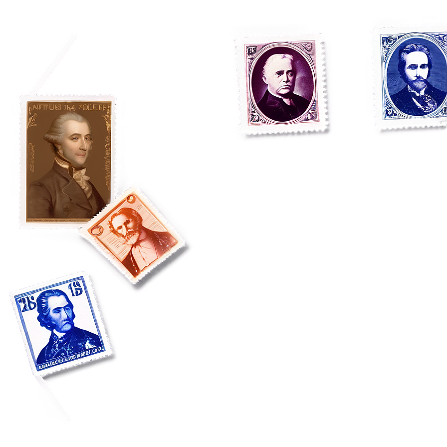 Historical Figures Postage Stamp Png 38 PNG image