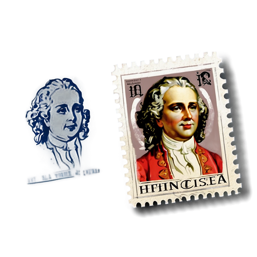 Historical Figures Postage Stamp Png Gdt PNG image