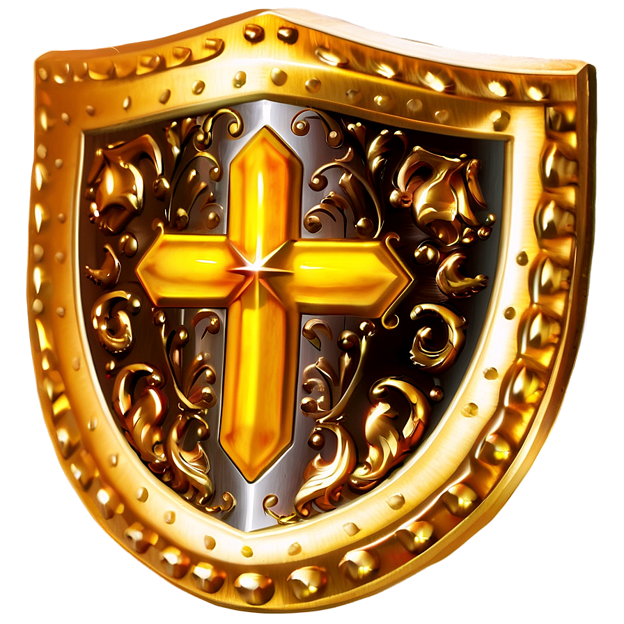 Historical Gold Shield Png Kfi PNG image