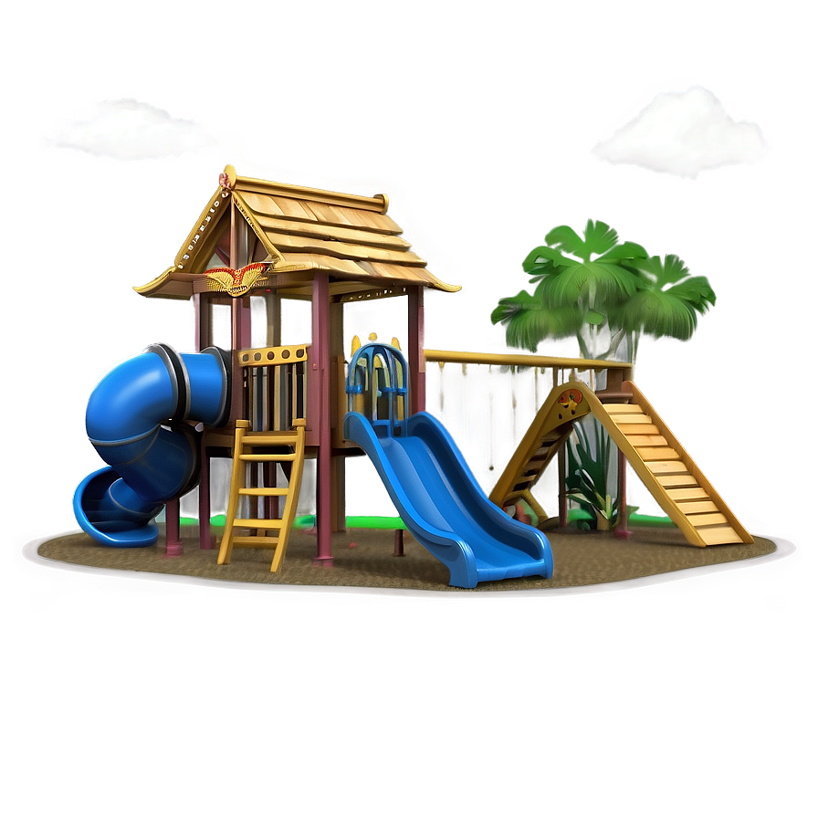 Historical Themed Playground Png 05232024 PNG image