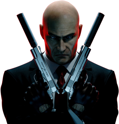 Hitman Dual Silverballers Portrait PNG image