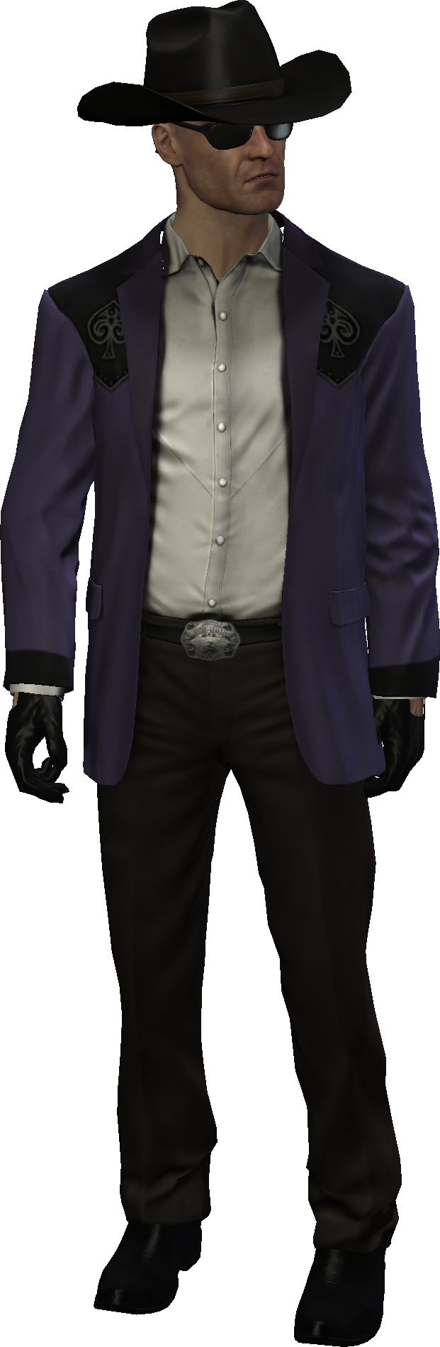 Hitmanin Cowboy Disguise PNG image