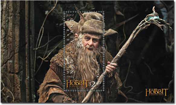 Hobbit Wizard Forest Stamp PNG image