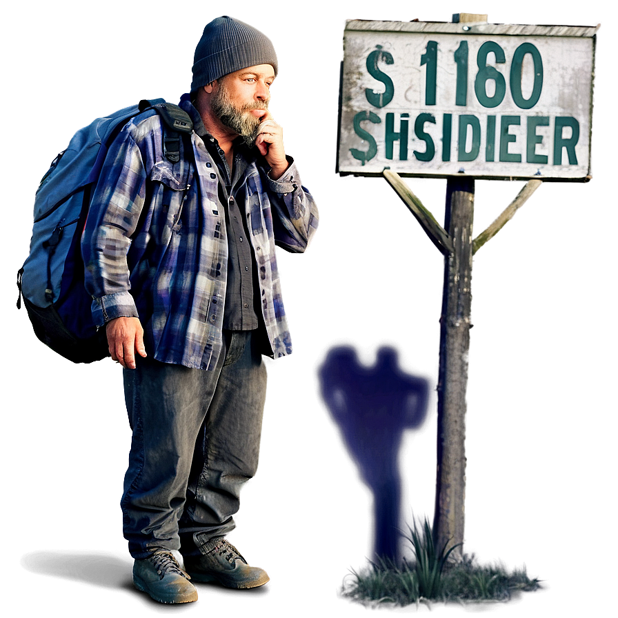 Hobo In Urban Setting Png Rbx PNG image