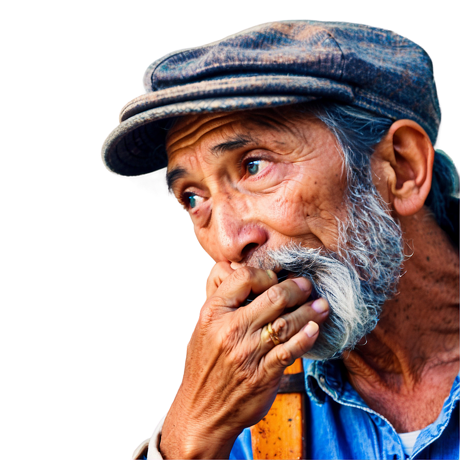 Hobo Playing Harmonica Png Vco62 PNG image