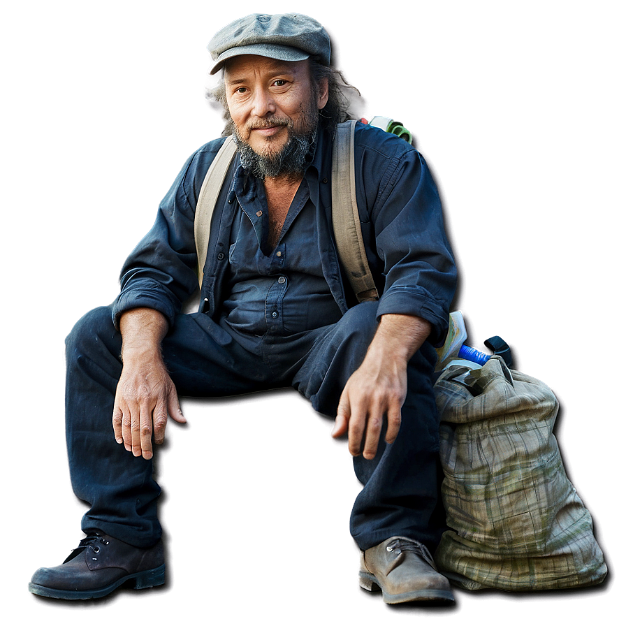 Hobo Train Hopping Png Uwo PNG image