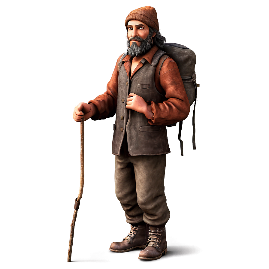 Hobo With Stick And Bundle Png Tbw64 PNG image