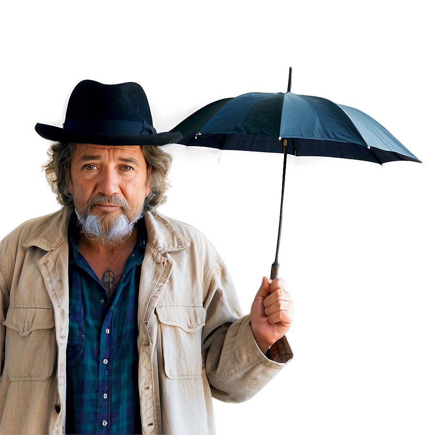 Hobo With Umbrella Png 3 PNG image