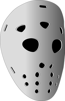 Hockey Goalie Mask Vector PNG image