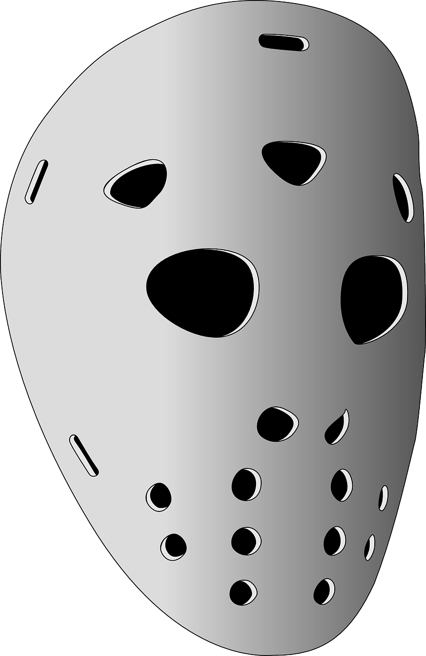 Hockey Goalie Mask Vector PNG image