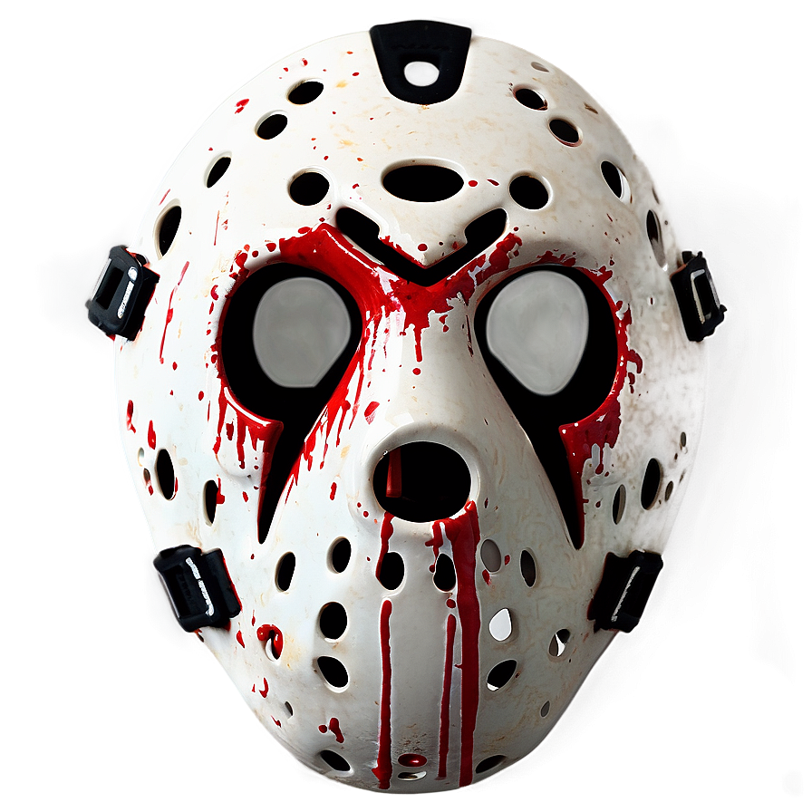 Hockey Mask With Blood Splatter Png 06212024 PNG image