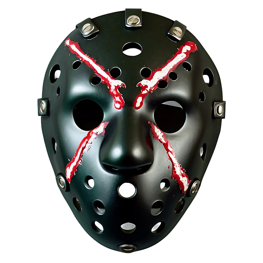 Hockey Mask With Blood Splatter Png 06212024 PNG image