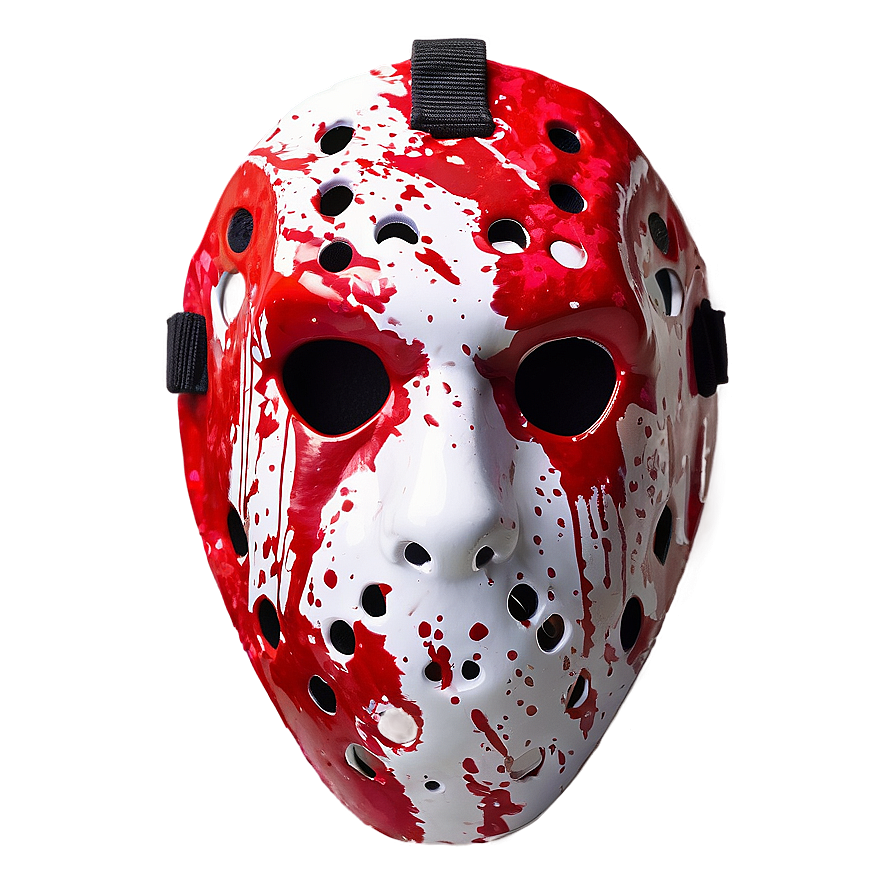 Hockey Mask With Blood Splatter Png 12 PNG image