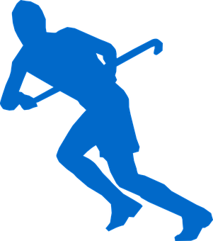 Hockey Player Silhouette PNG image